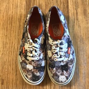 ASPCA Cat print Vans 8.5